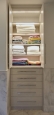 Custom Linen Cabinet in Viva Winter Fun Finish