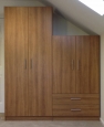 Wardrobe in Cappuccino Cherry Finish