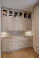 Custom Built-Ins in Morning Dew Finish