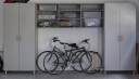 Garage Storage Cabinets in Brushed Grey Finish