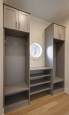 Mud Room in Brushed Gray Finish