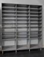 Garage Shoe Shelves in Brushed Grey Finish