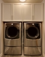 Laundry Room in White Chocolate Finish