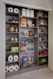 Pantry Closet in Brushed Grey Finish