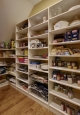 Pantry Closet in White Chocolate Finish