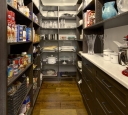 Pantry Closet in Dark Chocolate Finish