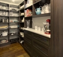 Pantry Closet in Dark Chocolate Finish