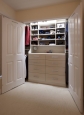 Reach In Closet in Oregon Pine Finish