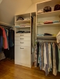 Reach In Closet in Ivory Finish