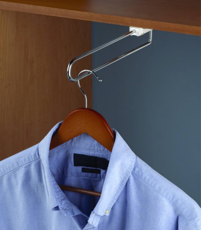 Pull Out Wardrobe Rail BuiltRite Closets